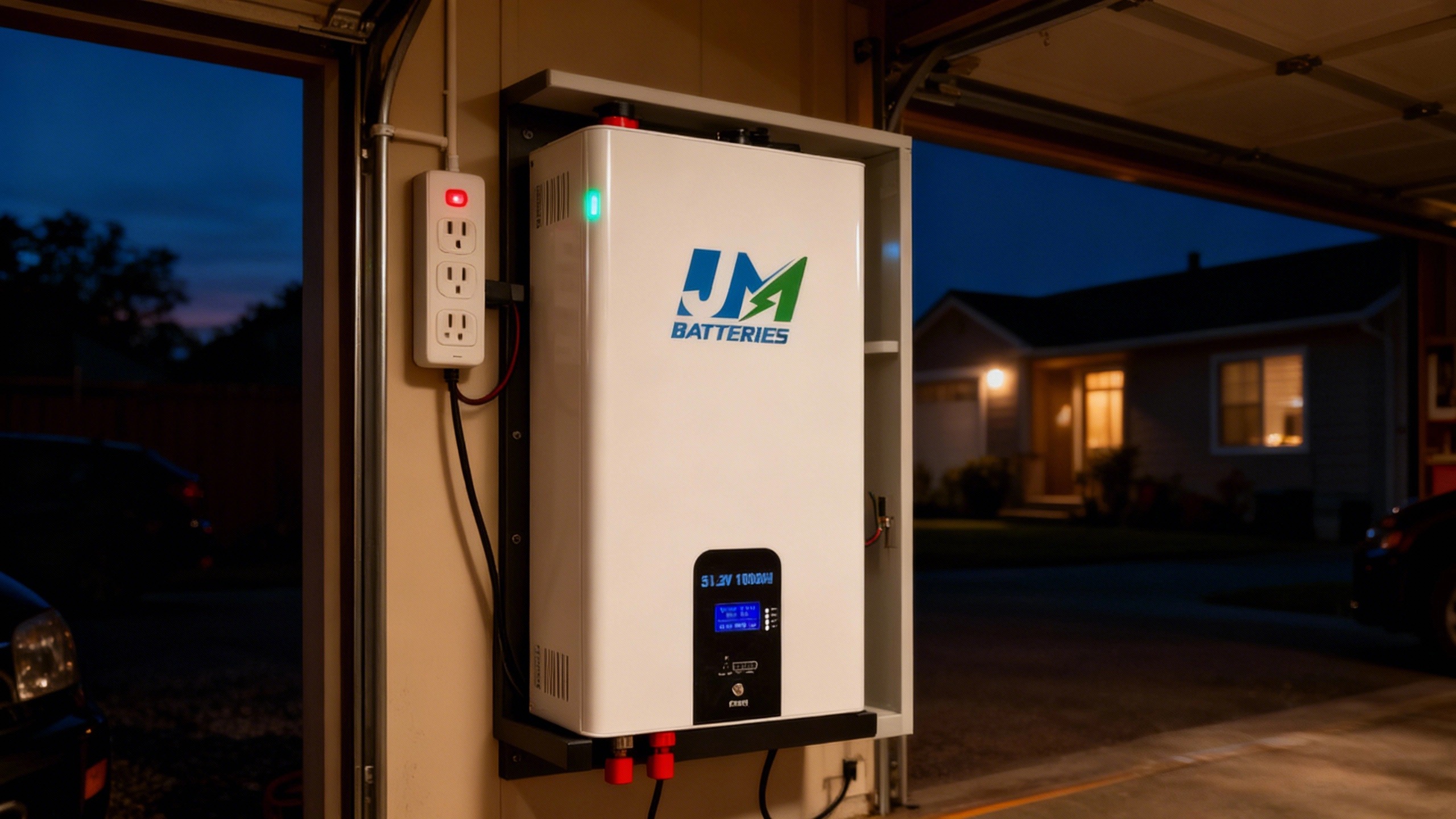 How to charge solar batteries at home using a 10kWh wall mounted battery system